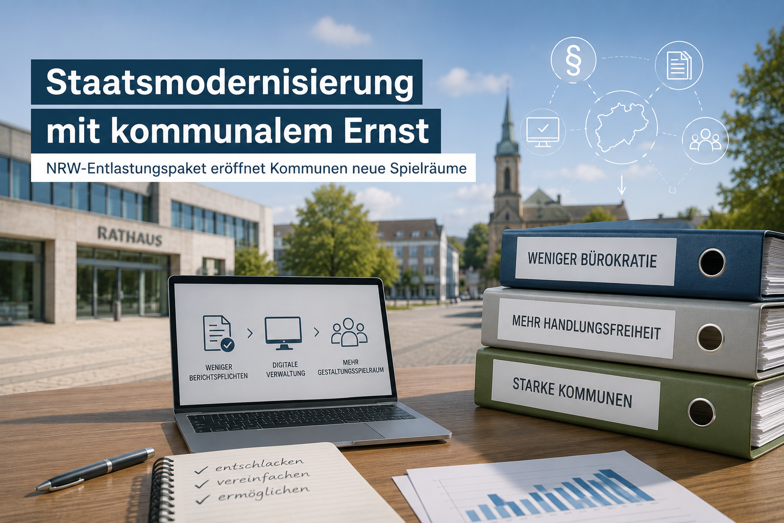 Staatsmodernisierung mit kommunalem Ernst