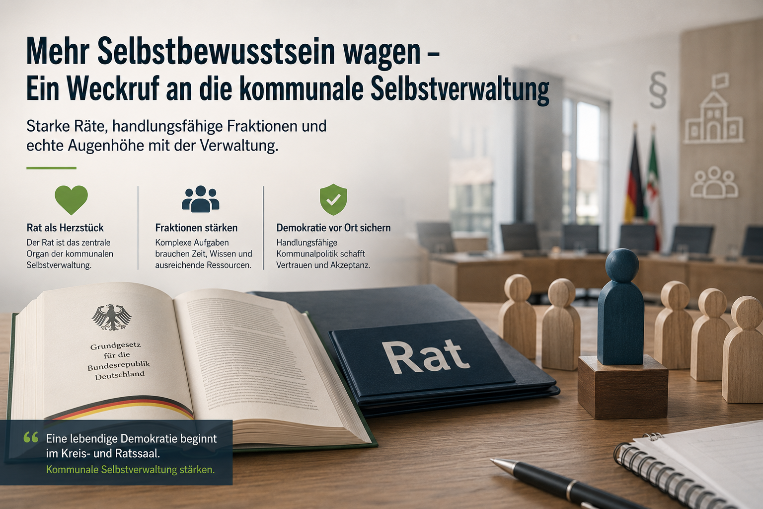 Mehr Selbstbewusstsein wagen – Ein Weckruf an die kommunale Selbstverwaltung
